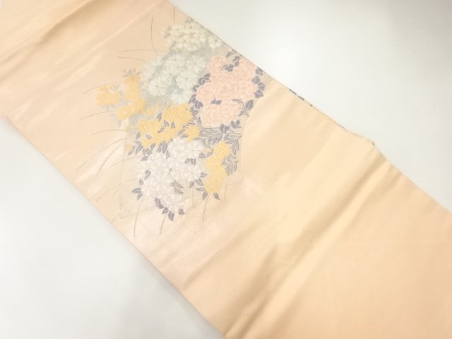 JAPANESE KIMONO / NAGOYA OBI / WOVEN FLOWER